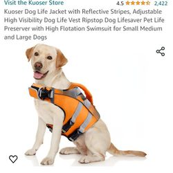 NEW Dog Life Jacket for Med-Lg Dogs