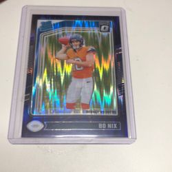 Bo Nix Purple Shock Rookie 