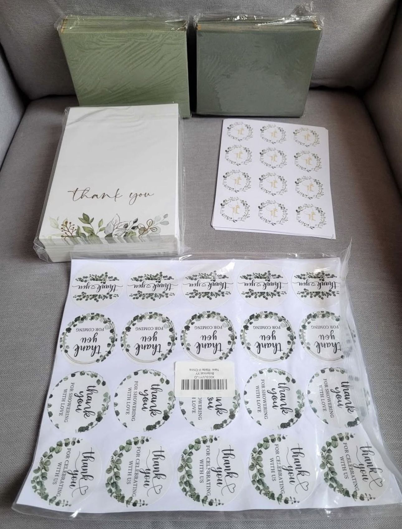 Baby Shower Thank You Cards 
