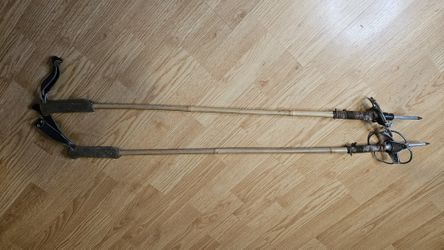 Vintage Bamboo Ski Poles