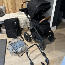 Nuna Stroller, Car seat Attachment, Rain Cover, Nuna Travel Case