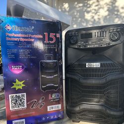 15 Inch Portable Bluetooth Speaker New $155