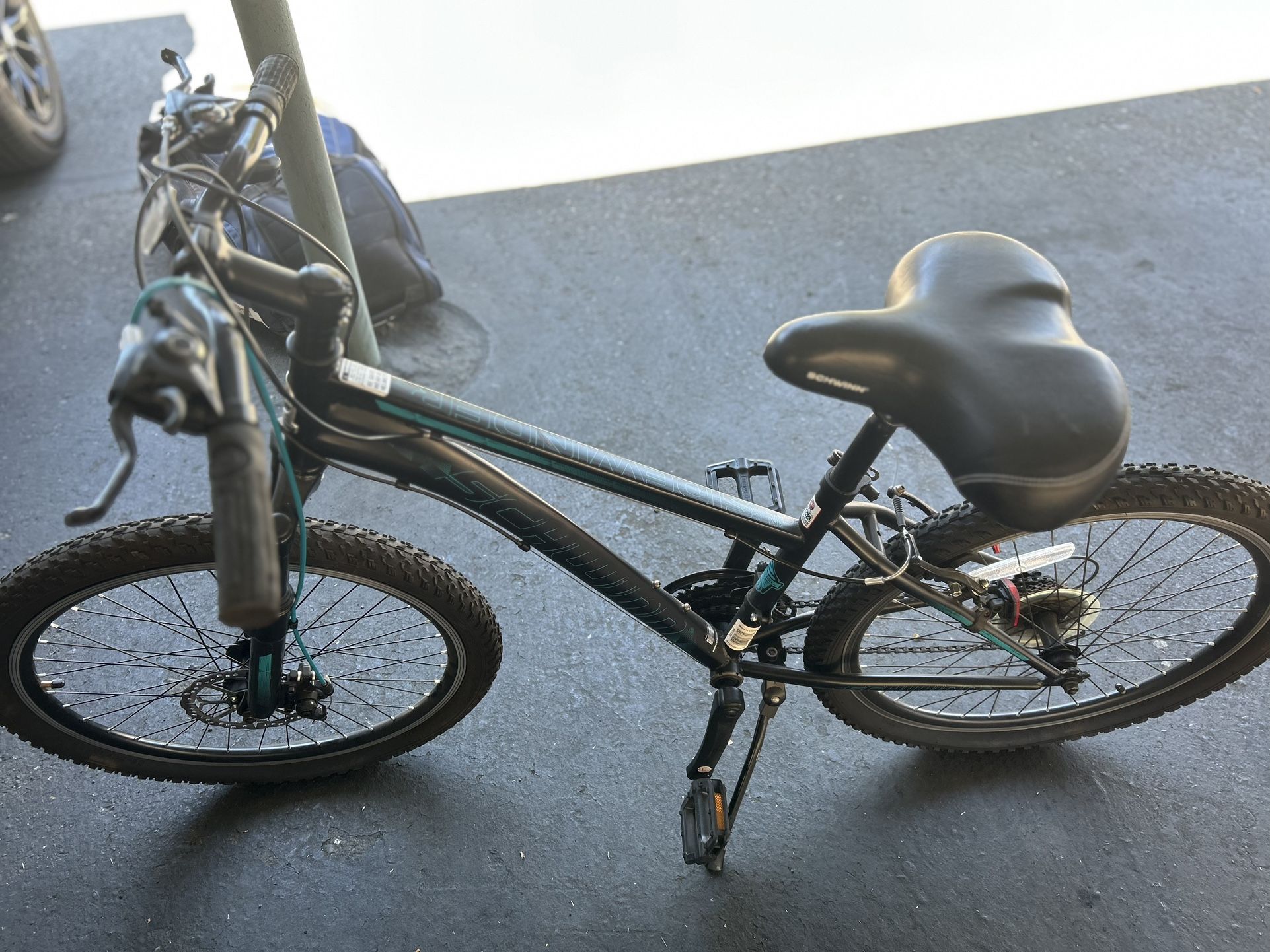 Schwinn 24-in. Sidewinder Unisex Mountain Bike, Black & Teal, 21 Speeds