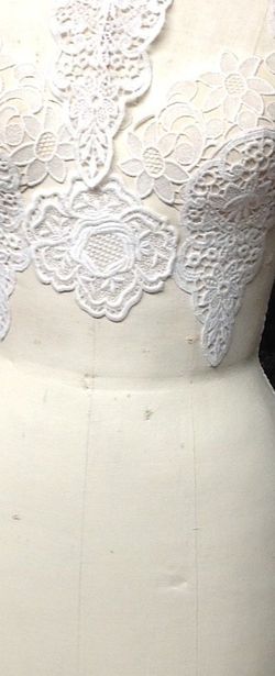 Dressmakers Form, Life Size , White With Wheels At Base, Metal Frame