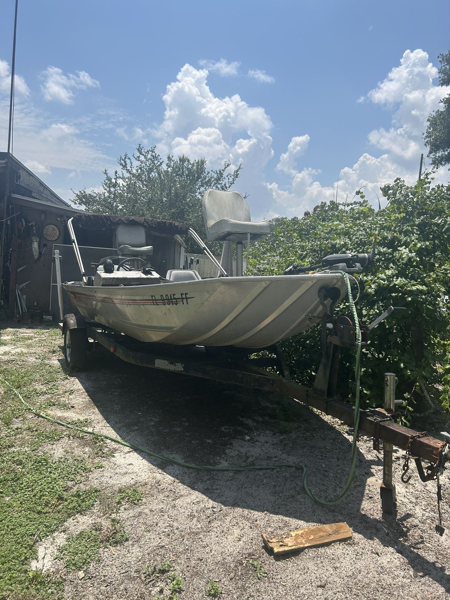 Boat Fisher 16.5 Foot With Mercury Motor 50hp