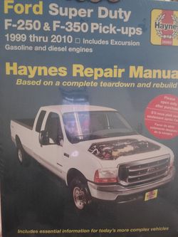 New Haynes Repair Manual Ford Super Duty