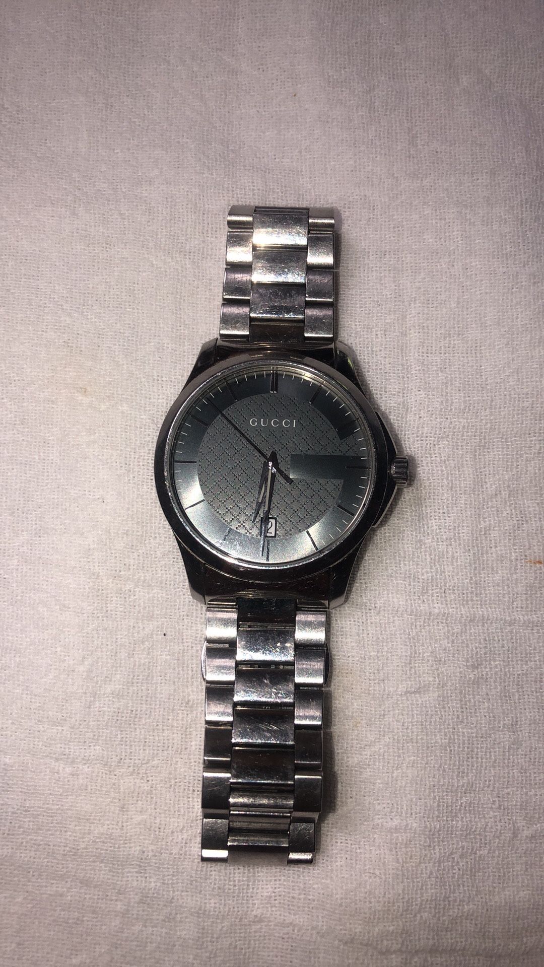 Gucci Timeless Grey Watch Men’s