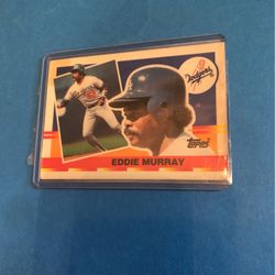 Eddie Murray 1990 Topps Big Card Only $1 Firm For HOF eddie Murray !! 