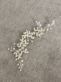 Bridal Hair Vine – Rhinestone Pearl Wedding Hair Piece