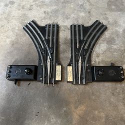2 Lionel No 022 O Gauge Remote Left & Right Switch Track Untested No Controller