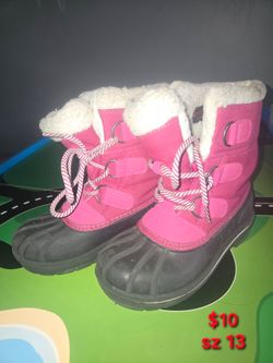 girl pink boots