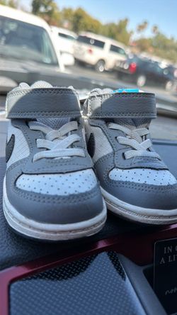 Gray baby Nikes