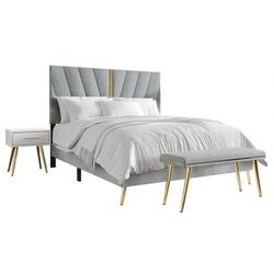 Lakeysa 4 Piece Bedroom Set (Set of 4)