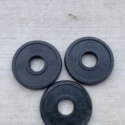 6 Weigh Plates 2.5LB New