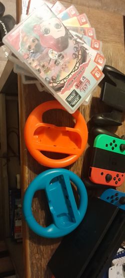 Nintendo Switch With Games And Gear