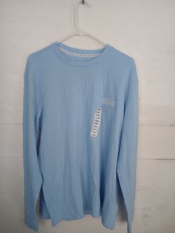 Lacoste Men's Light Blue Long Sleeve Shirt – Size L – Like New