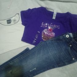 Size 7/8 Girls Top & Pants 👖