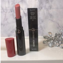 NEW Armani Lip Power Long-Lasting Satin Lipstick in 108 In Love Full Size