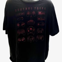Control Freak Video Game Controls T-Shirt 3XL - Dreamcast, Nintendo, Xbox, Sega 