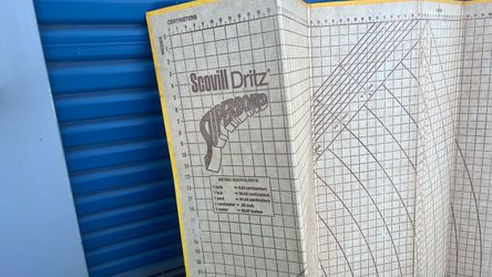 Vintage Scovill Dritz Superboard Measurement Measuring Kraft