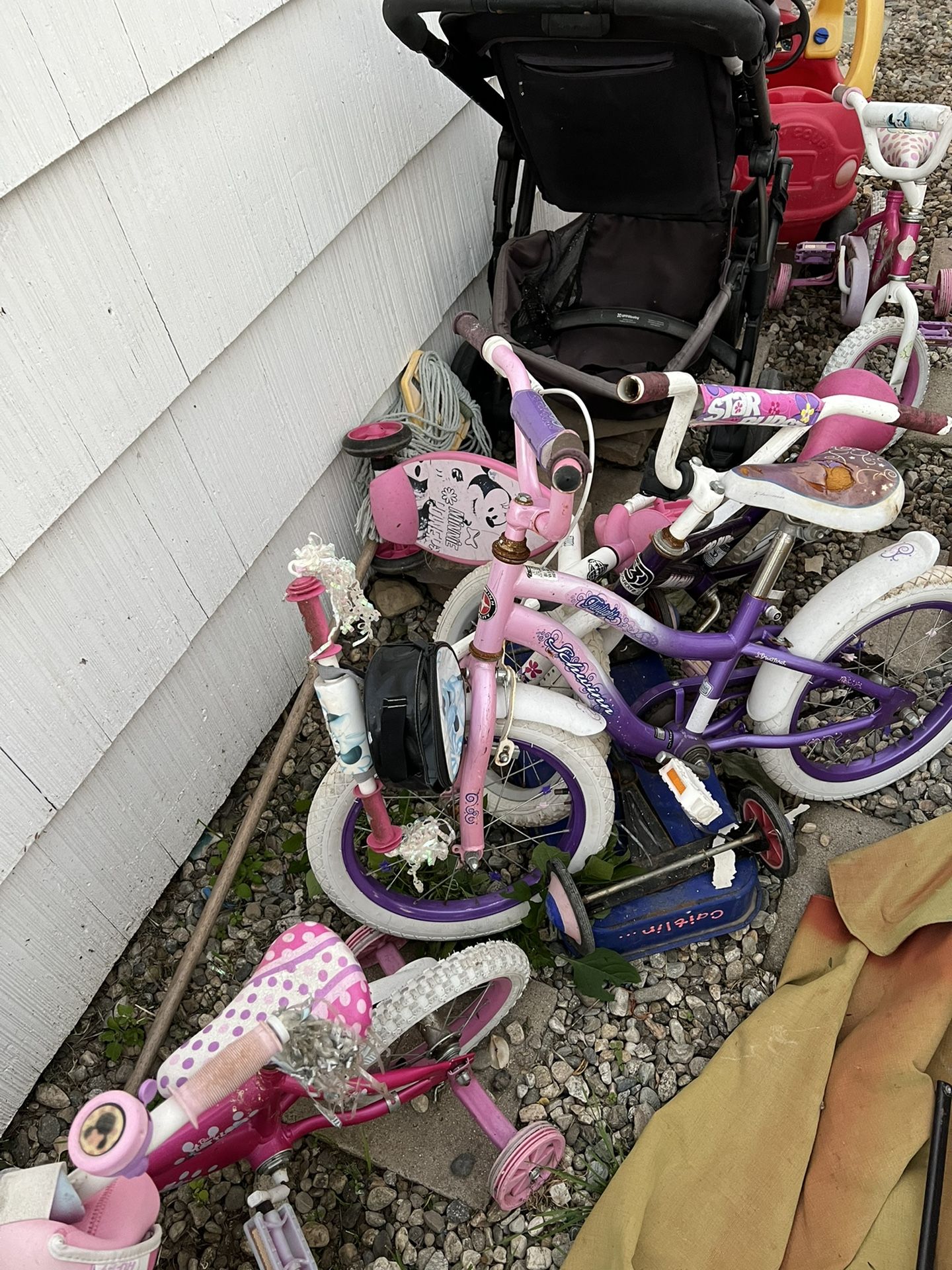 Free Kids Bikes And Stroller 