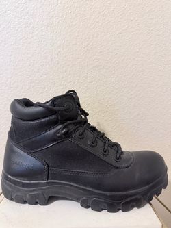 Black work boots