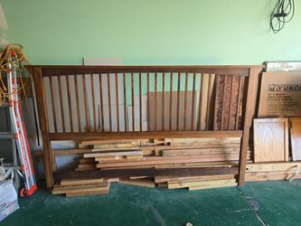 King size headboard & frame