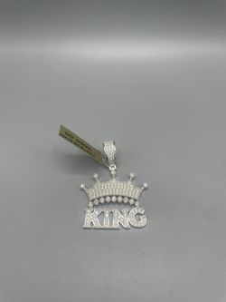 925 Silver Moissanite Charm