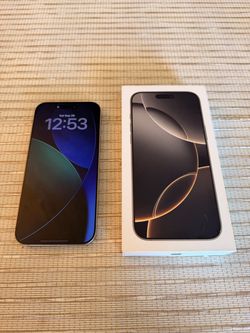 iPhone 16 Pro Max – 256GB – Unlocked