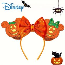 Mickey Mouse and Minnie Mouse Halloween Ears