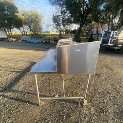 commercial stainless steel prep/work table, 