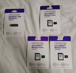 Infinitive USB Flash Drive & microSDXC Memory Card Bundle