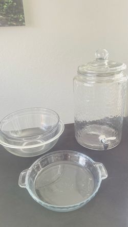 Glass Kitchen Set