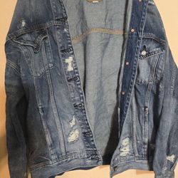 Denim Jacket Size Large 
