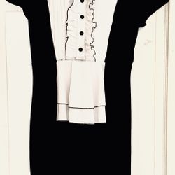 Black and White Dress (sz: L)