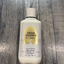 Fresh Coconut & Cotton Bath And Body Works Lotion
