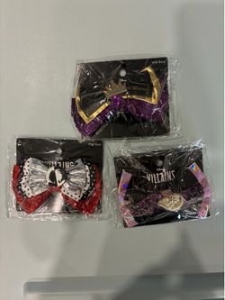 Disney Villains Bows (Cruella, Ursula, and Evil Queen)