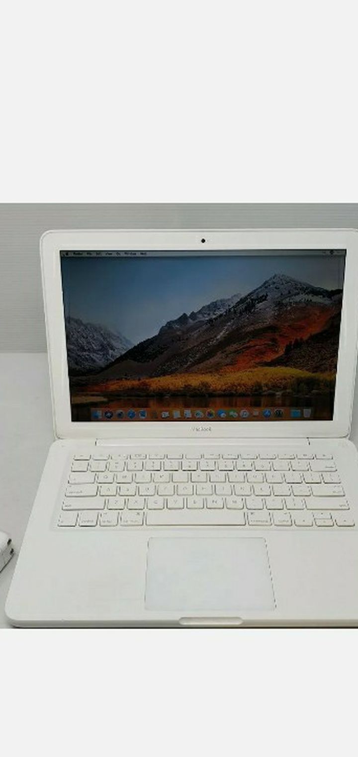 Apple MacBook White 13" MC516LL/A 320GB Intel 2.40GHz 4GB LATEST MAC OS 2017 #1