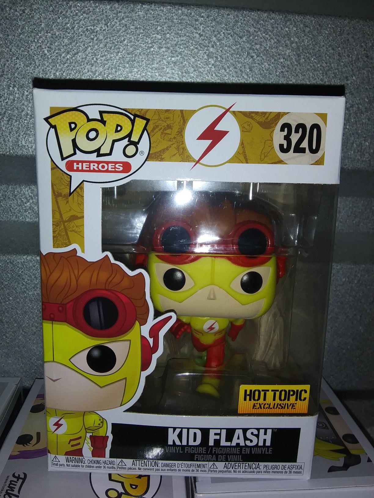 Funko pop kid Flash young justice