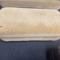 Flexsteel Brown Cushioned Ottoman $50 Matching Loveseat Available 45” x 24” x 18”