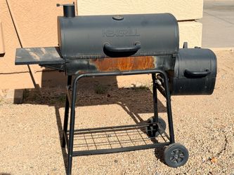 Nexgrill Oakford Outpost 29-Offset Smoker Charcoal Black Grill