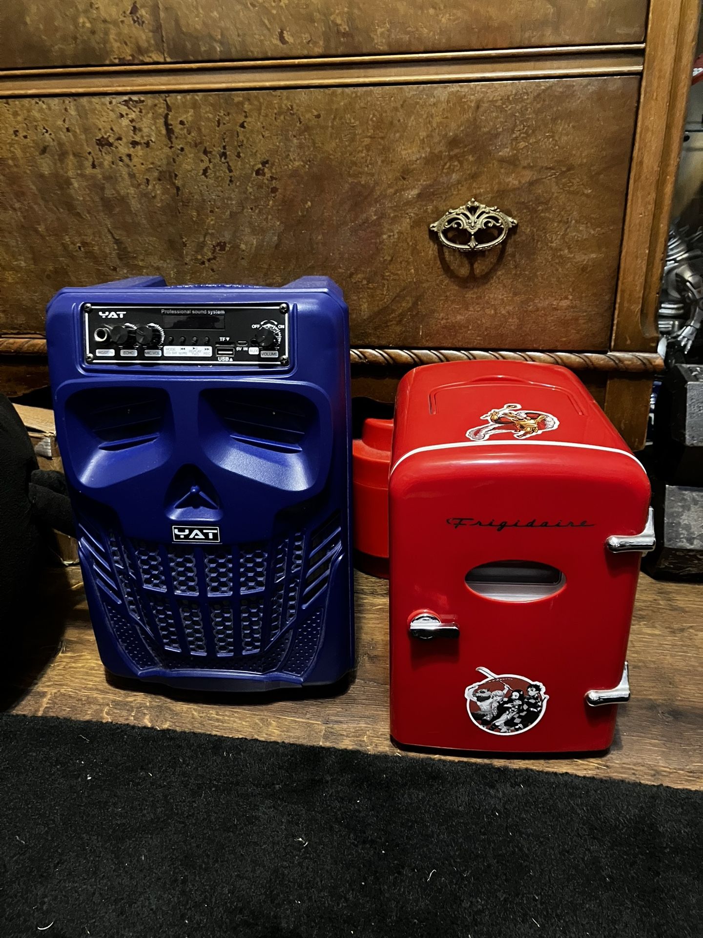 Mini Fridge And Yat Box