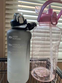 Water goals- water bottles