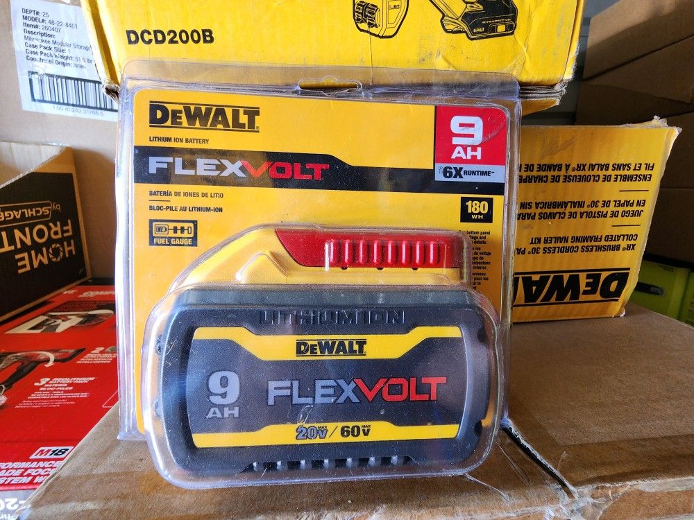 DEWALT Flexvolt 20V/60V MAX 9.0Ah Battery