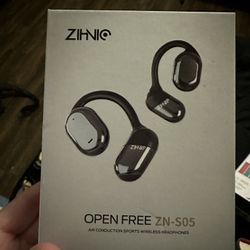 Zihnic Open Free ZN-S05 Air Conduction Wireless Headphones (New)