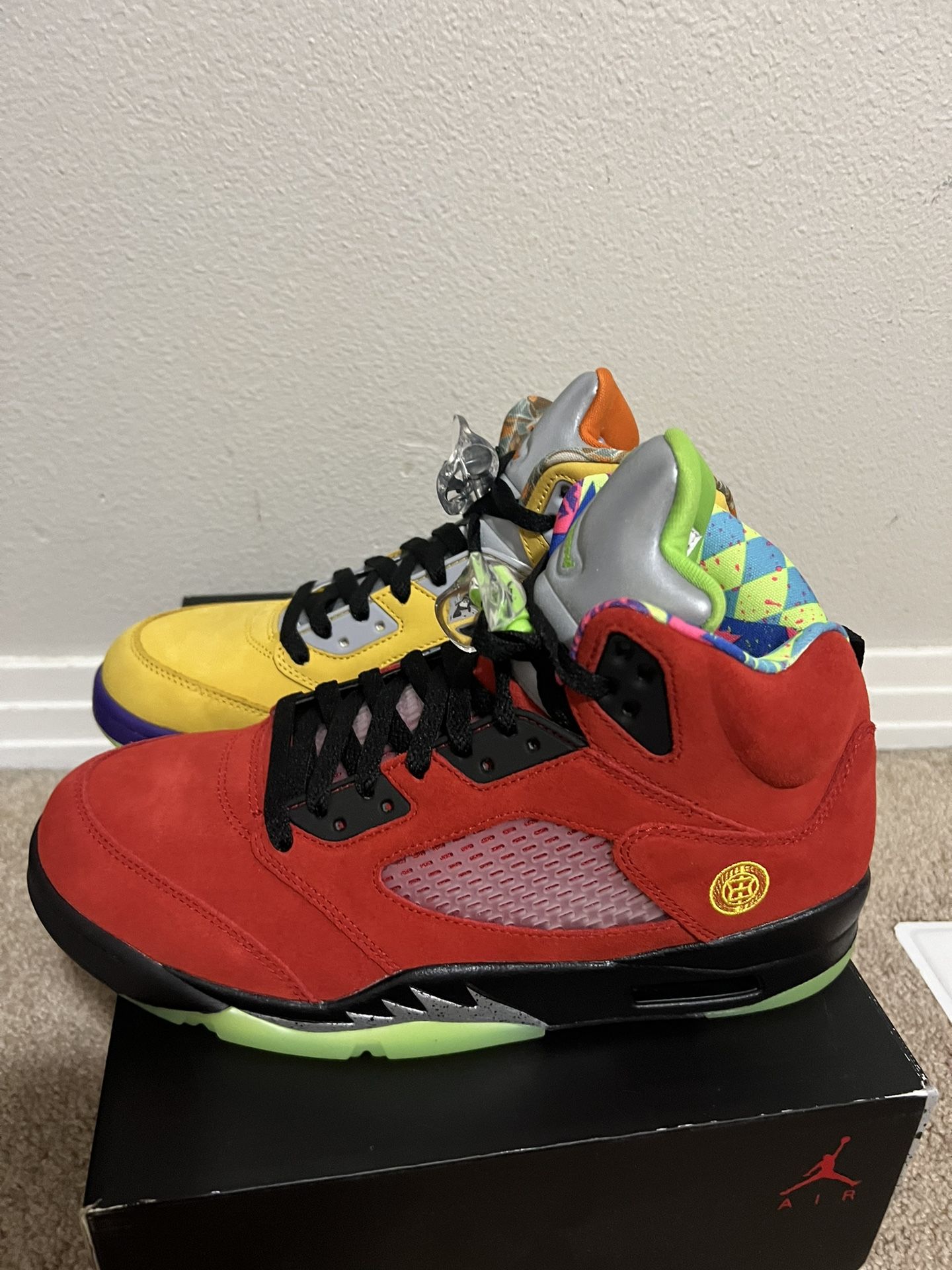 Air Jordan SE Red And Yellow Color Way