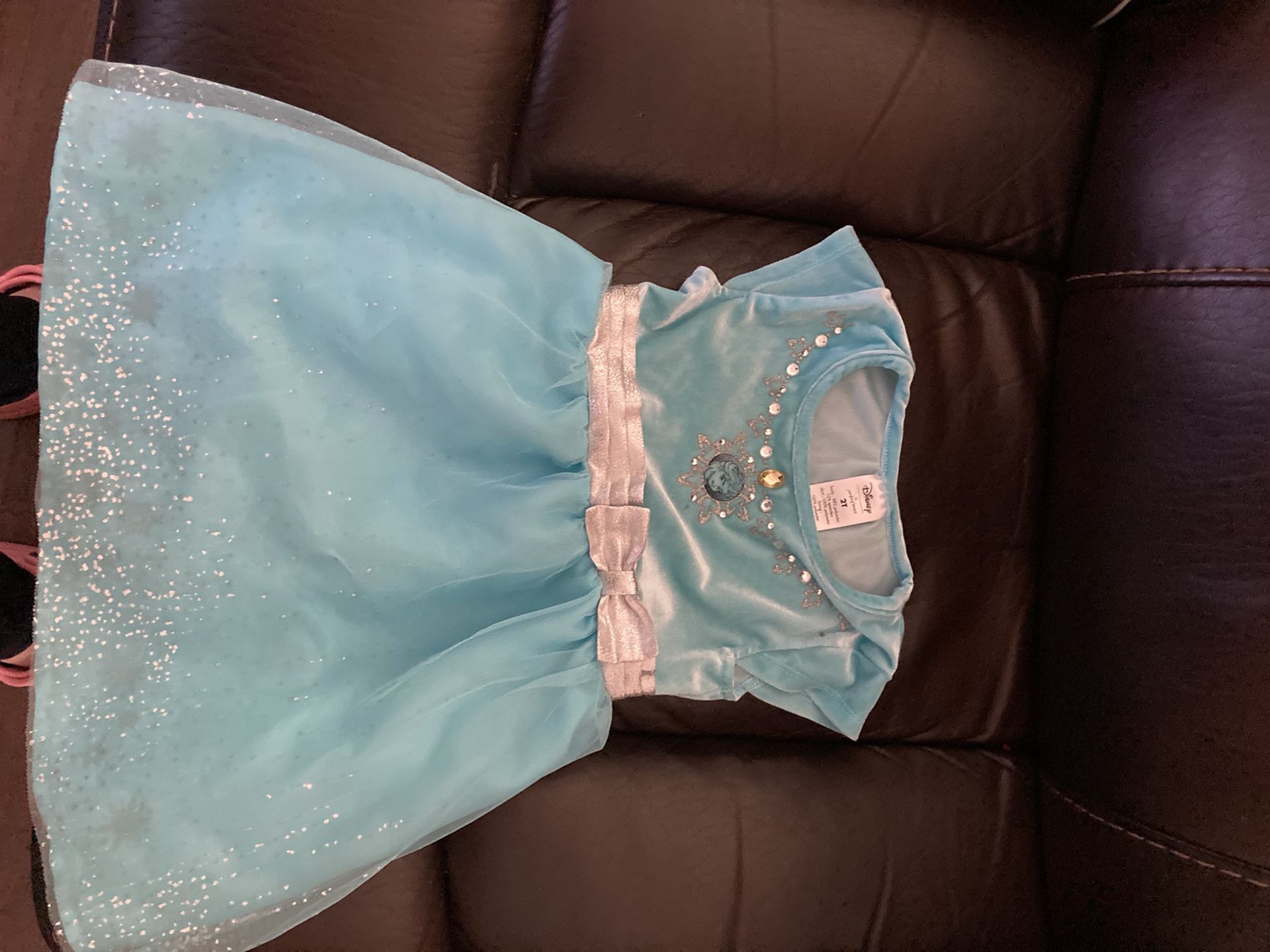 Elsa Dress 2T Like New 