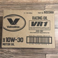 Valvoline VR1 Racing Oil 10w-30
