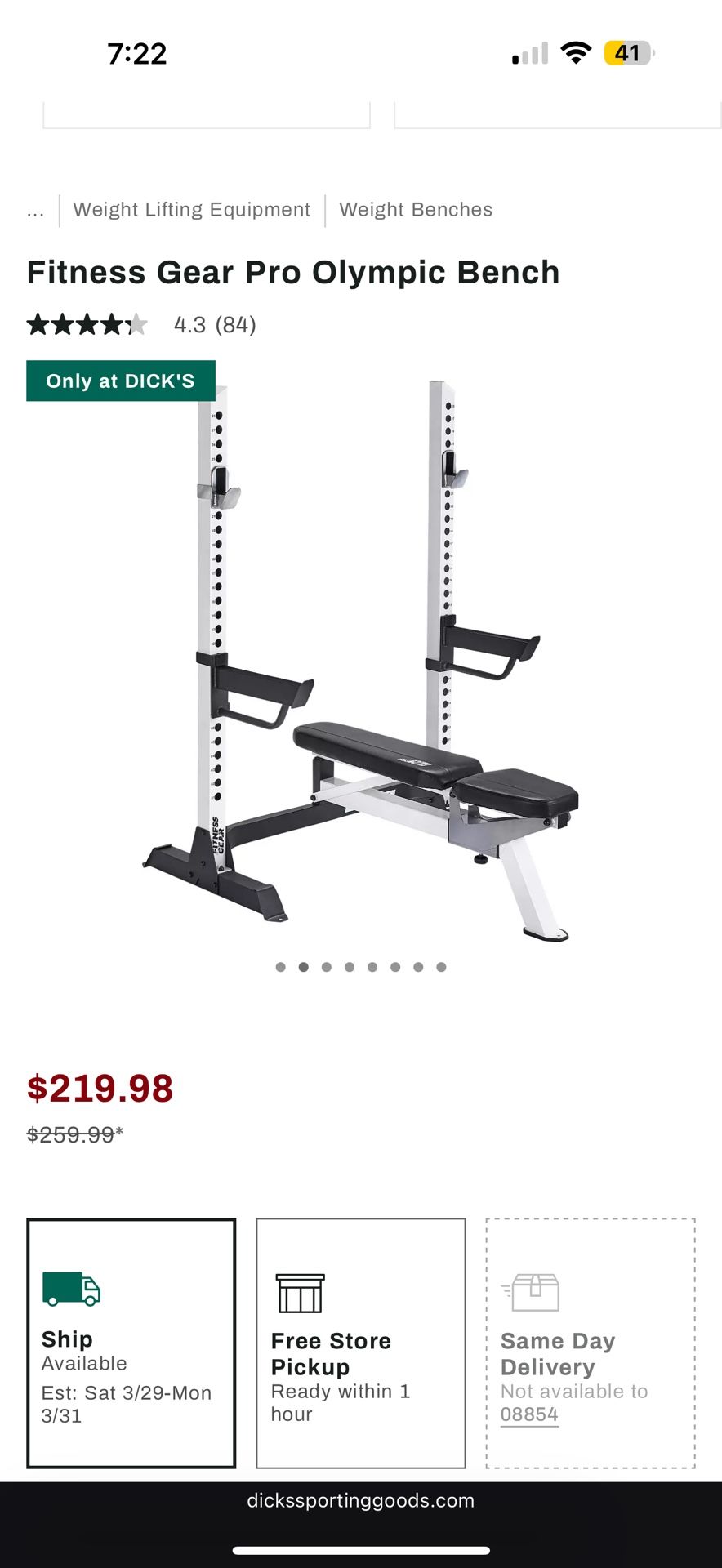 Pro series Weight bench Dicks Sporting Goods