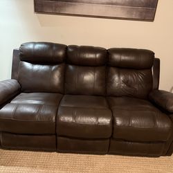 Leather Double Recliner